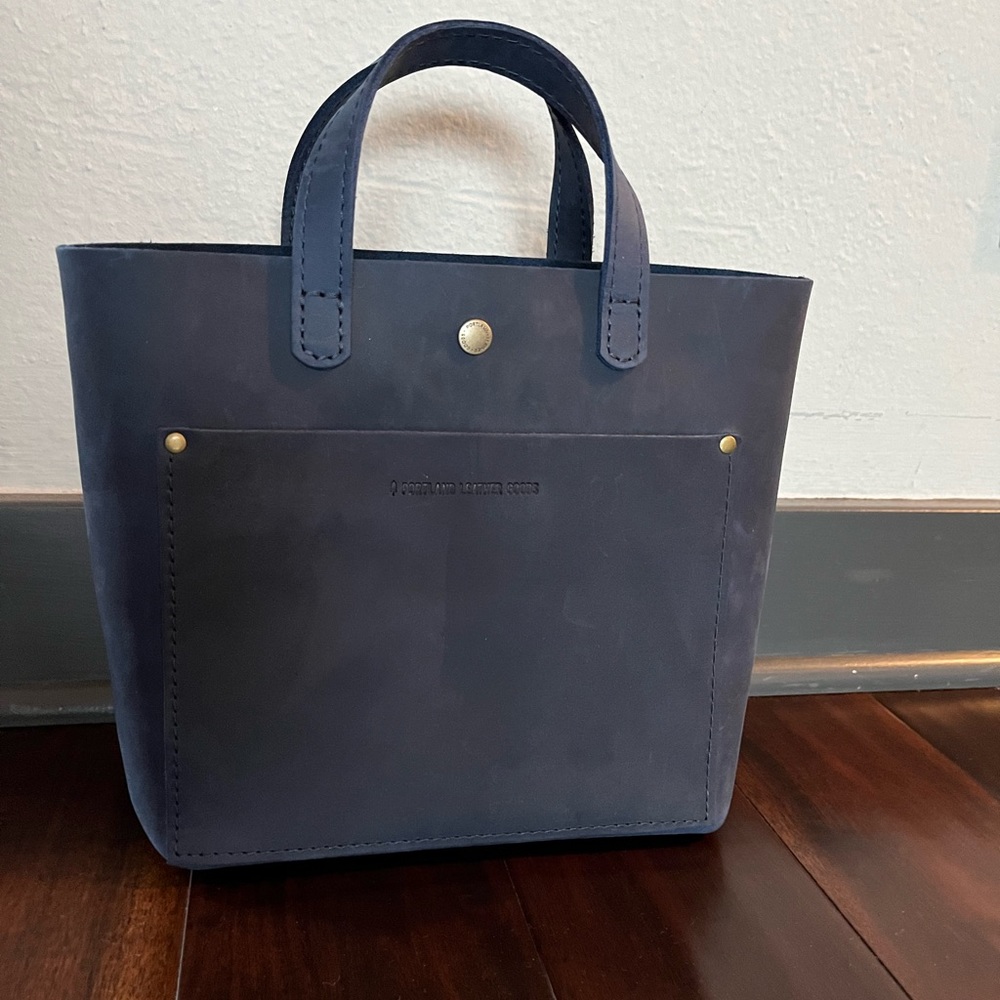 Portland Leather Goods deep water mini crossbody